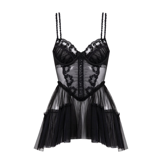 ALBA Lace Babydoll Set