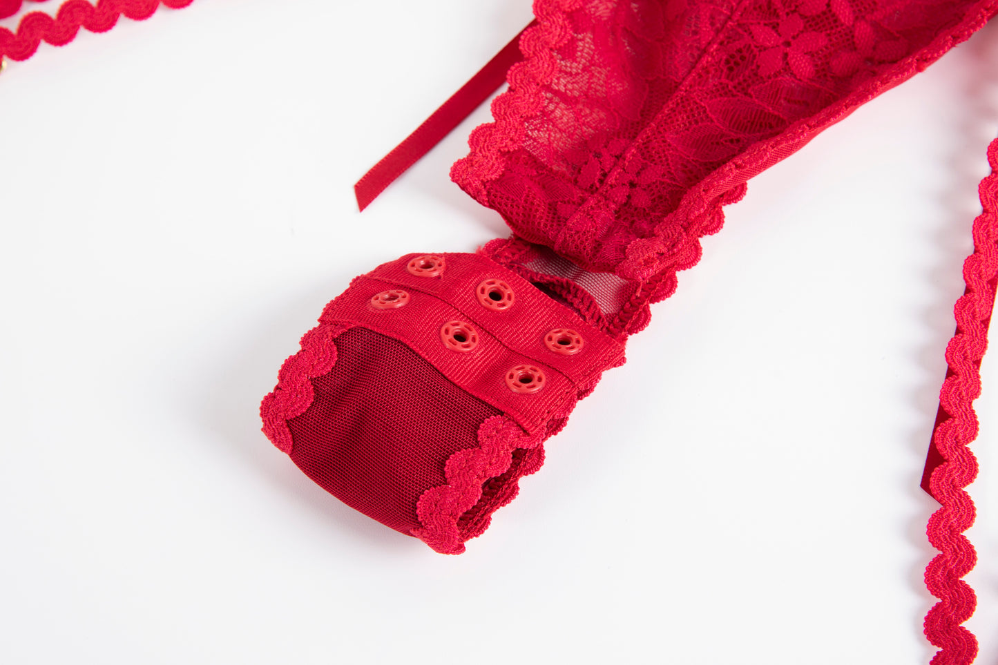 CHERRY BLOSSOM Red Lingerie Set