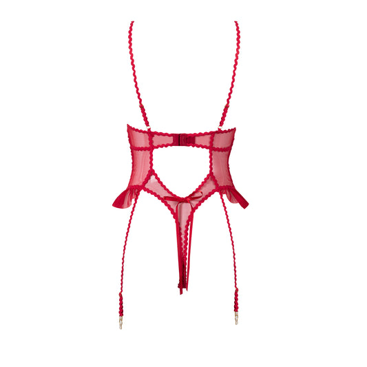 CHERRY BLOSSOM Red Lingerie Set