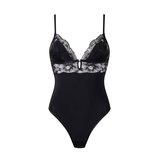 LUNA BLACK BODY SUIT